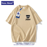 Nasa T Shirt Loose Cotton Short Sleeve T-Shirt Trendy Half Sleeve