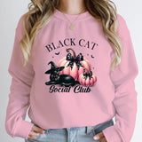 Women Fashion Creative Halloween Pumpkin Black Hoodies