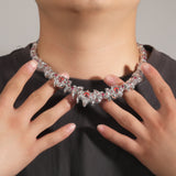 Chains red eyes thorns