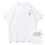 Oversized T-shirts Tops Rapper Cactus Jack Graphic Cotton
