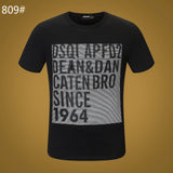 Dsq2 T Shirt Casual Sports Printed Short Sleeve Summer Men