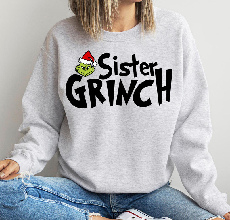 Cross-border letter casual loose print crew neck long-sleeved sweater