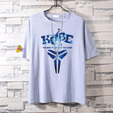 Basketball Sports T Shirt Nba Basketball Clothes Commemorative Kobe No. 24 Cotton Short-Sleeved T-Shirt Men'S Loose