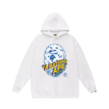 Bathing Ape Hoodie Autumn/Winter Letter Print Loose Hoodie Pullover Ape Sweater