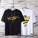 Basketball Sports T Shirt Commemorative Kobe No. 24 Signature Short-Sleeved T-Shirt Men'S Loose Casual Sweatshirt Student