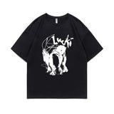 Rapper Lucki Shadow Print Tshirt Men Women Fashion Casual