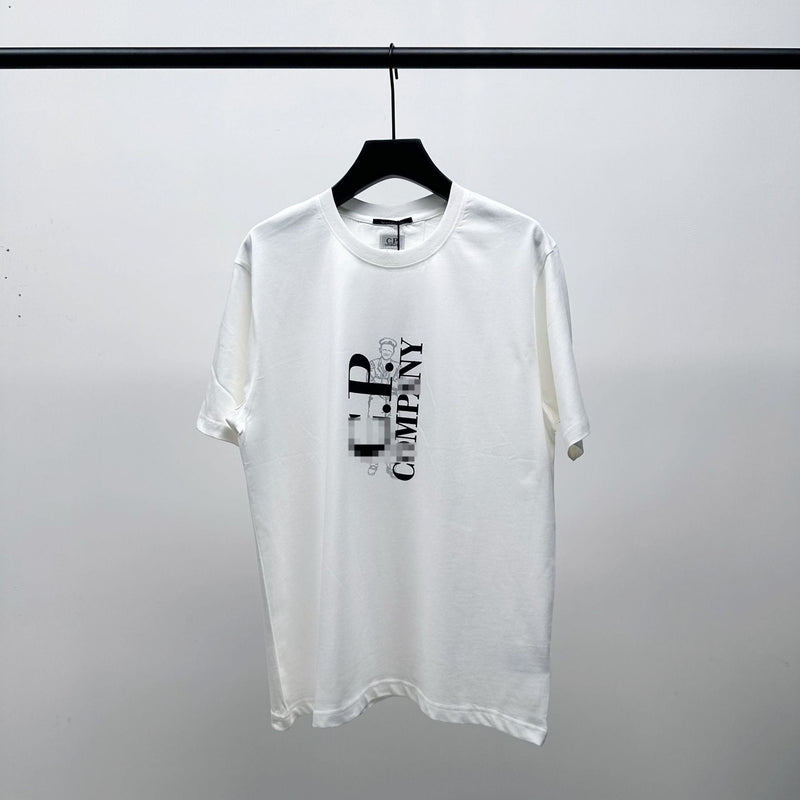 Cp Company T Shirts Summer Crew Neck Loose Short Sleeves