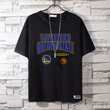 Basketball Sports T Shirt Loose-Fitting Pure Cotton Short Sleeves T-Shirt Boys Basketball Sports Curry