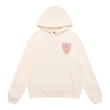 Rhude Hoodie Shield Pure Cotton Men and Women Couple Hoodie Sweater