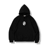 Aape Hoodie Men's Casual Velvet Padded Hooded Sweatshirt