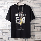 Basketball Sports T Shirt Basketball Sports Kobe James Loose-Fitting Pure Cotton Short Sleeves T-Shirt