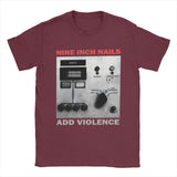 Nine Inch Nails NIN Men's T Shirts Crazy Tees Short Sleeve