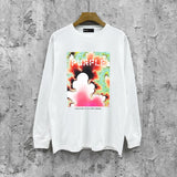 Purple Brand Long Sleeve T-Shirt Fashion Loose Long Sleeve Top