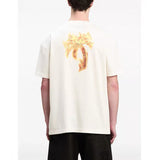 Palm Angels T Shirts Flame Palm Alphabet Short Sleeve T-Shirt