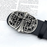 Chh Chrome Heart Belt Cross Hexagram Vine