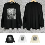 Purple Brand Long Sleeve T-Shirt Fashion Loose Long Sleeve Top