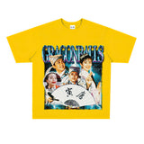 Film Star T Shirt Funny Stephen Chow Movie Short Sleeve Loose Retro T-shirt