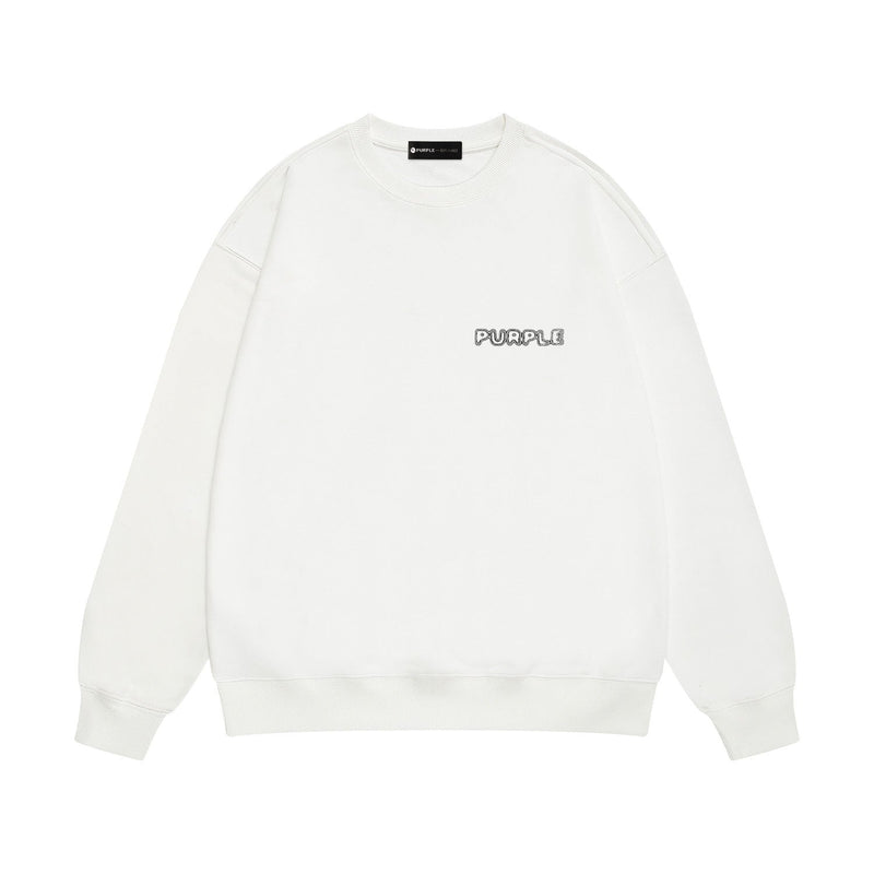Purple Brand Sweatshirt Loose Crew Neck Sweater