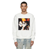 Purple Brand Sweatshirt Loose Crew Neck Sweater