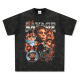 21 Savage T Shirts Loose Distressed T-shirts