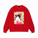 Purple Brand Sweatshirt Loose Crew Neck Sweater
