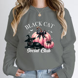 Women Fashion Creative Halloween Pumpkin Black Cat