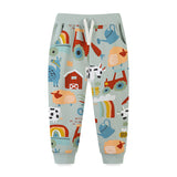 Boy Pants Children's Pants European and American Style Children Cartoon Printed Trousers Sports