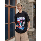 Film Star T Shirt European and American Classic Movie Attack Shell Mobile Team Short Sleeve Loose Retro Printed T-shirt