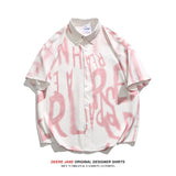 Men's Shirts Men's Short Sleeve Summer Trendy Loose Casual