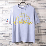 Basketball Sports T Shirt Nba Basketball Clothes James Printed Short Sleeve T-Shirt Men'S Cotton Loose