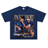 Film Star T Shirt Jay Chou Peripheral Loose National Fashion Retro Street Cotton T-shirt