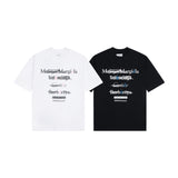 Maison Margiela T-Shirts Crew Neck Loose Short Sleeve T-Shirt
