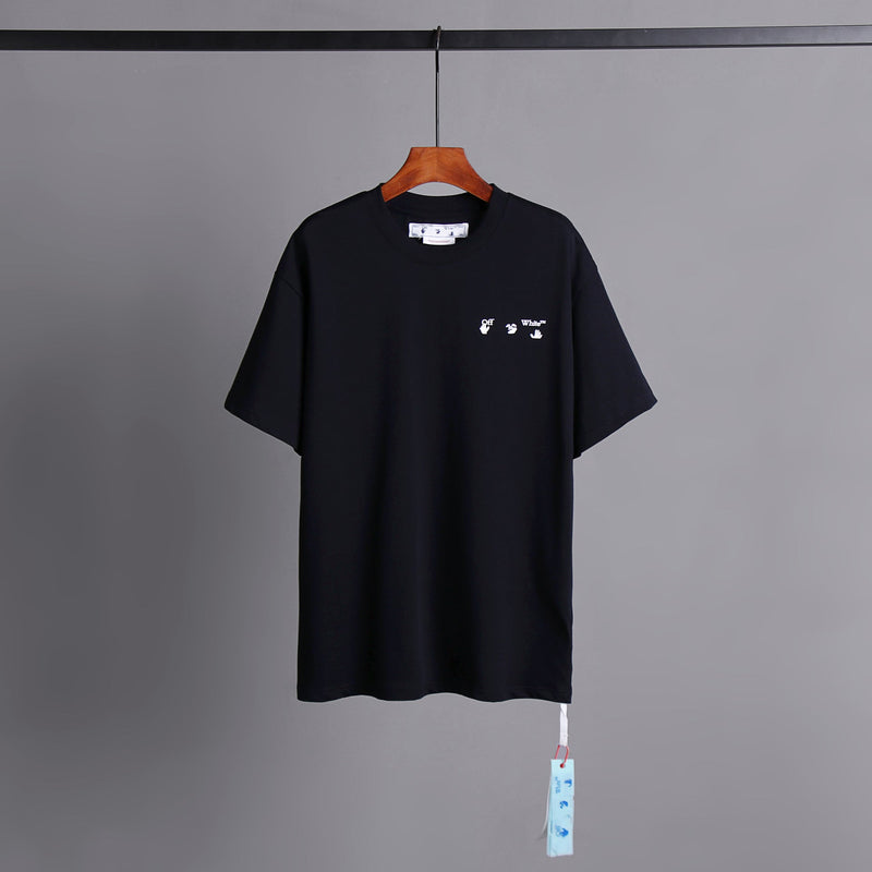 Off Whtie T Shirts Male And Female Trendy Brand Short Sleeve