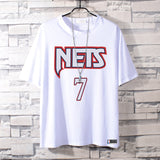 Basketball Sports T Shirt Summer Loose Short Sleeves T-Shirt Men'S Basketball Nets Owen Durant