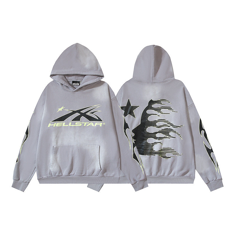 Mens trendy Hoodie & Pants Wash Water Make Old Hoodies Sweater Trousers