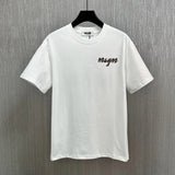 MSGM T-Shirt Coconut Tree Alphabet Loose Short Sleeve T-Shirt