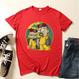Heisenberg T Shirt Deadly Poison Man Fashion Cartoon Print Loose Crew Neck T-shirt Top