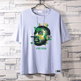 Basketball Sports T Shirt Summer Round Neck Cotton Short Sleeve T-Shirt Men'S Basketball Sports Loose