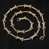 Chains Hiphop Zircon Men's Necklace St. Valentine's Spectrum