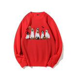 Halloween Sweatshirt Retro Dog Ghost