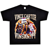 Basket Ball Star T Shirt Basketball Star Vince Carter Printed T-shirt Short Sleeve Loose Retro