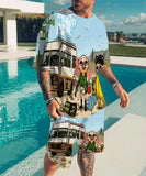 Heisenberg T Shirt T-Shirt Short Sleeve Suit 3d Deadly Poison Artist Printed Casual Sports