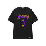Basketball Sports T Shirt Summer Short-Sleeved T-Shirt Men'S And Women'S Nba Lakers Weishao Leisure Sports