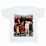 Basket Ball Star T Shirt Trae Young Washed Distressed Printed American T-shirt Loose Retro