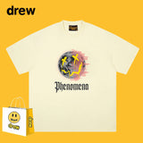 Drew T Shirts Cotton Short Sleeve Loose Men's Short Sleeve