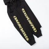 CHH Chrome Heart Hoodie CH Sanskrit Cross Print Casual Loose Casual Hooded Sweater