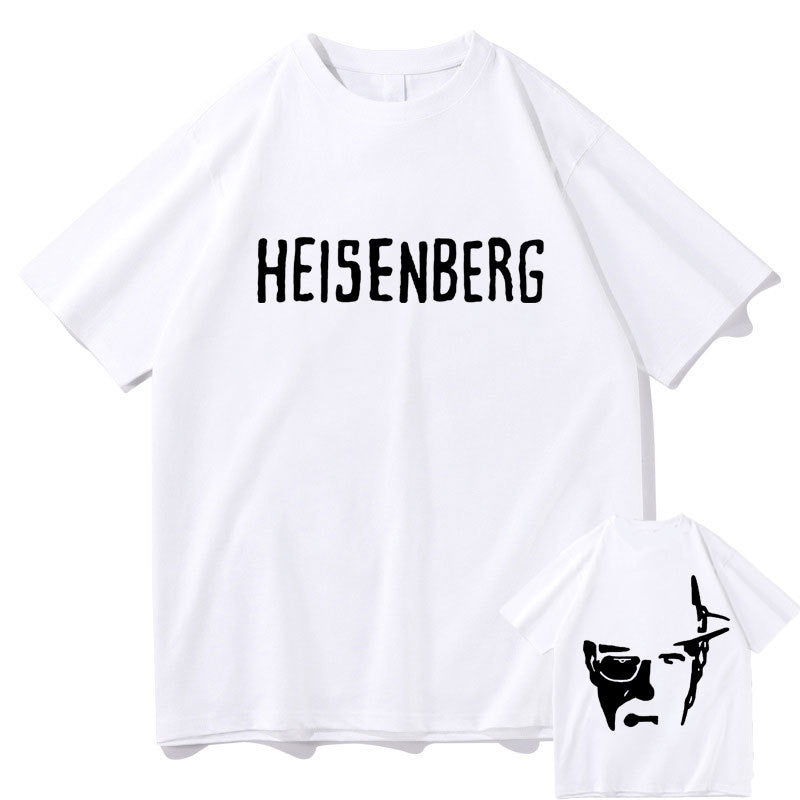 Heisenberg T Shirt Deadly Poison Artist Printed Black and White T-shirt Casual Short Sleeve