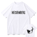 Heisenberg T Shirt Deadly Poison Artist Printed Black and White T-shirt Casual Short Sleeve
