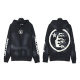 Mens trendy Hoodie & Pants Wash Water Make Old Hoodies Sweater Trousers