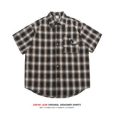 Men Shirts Short-Sleeved Shirt Men's Summer Loose Shirt Casual